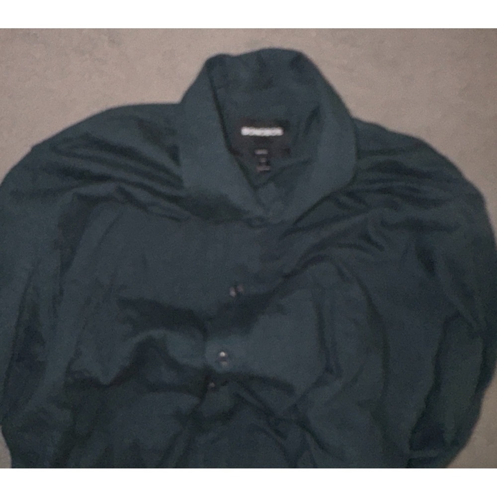 Bonobos Jersey Knit Shirt Mens L Long Black Slim Fit Button Front Long Sleeve